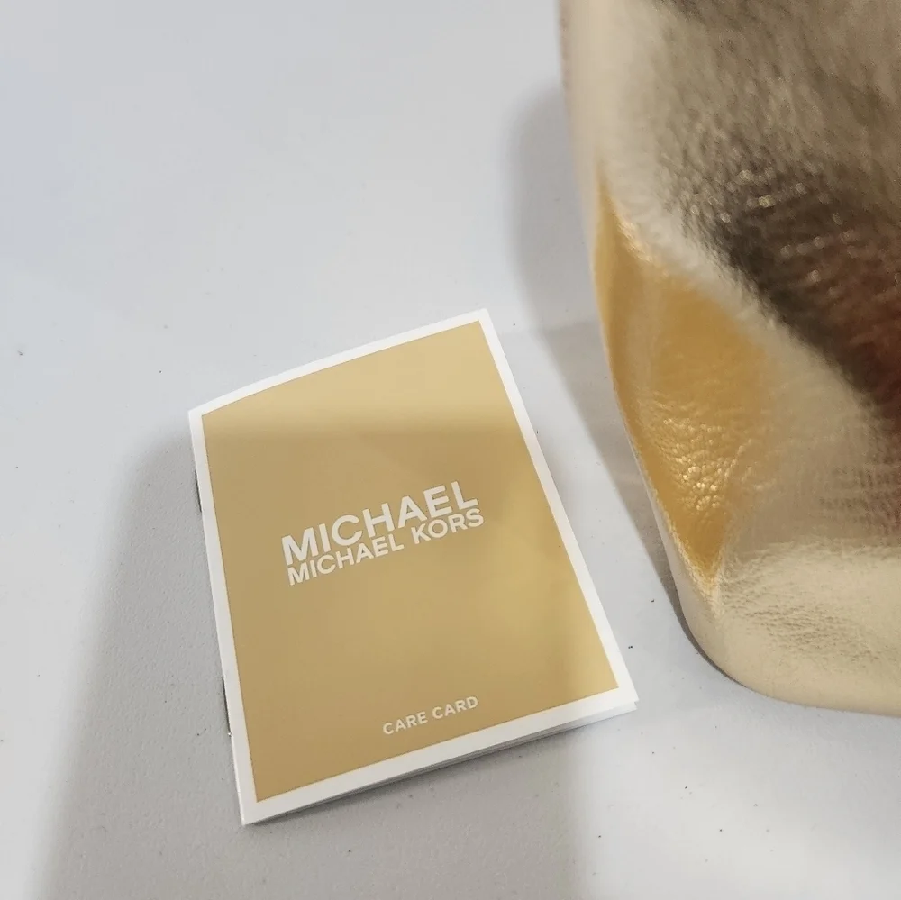 Michael Kors Small Gold Tote Bag